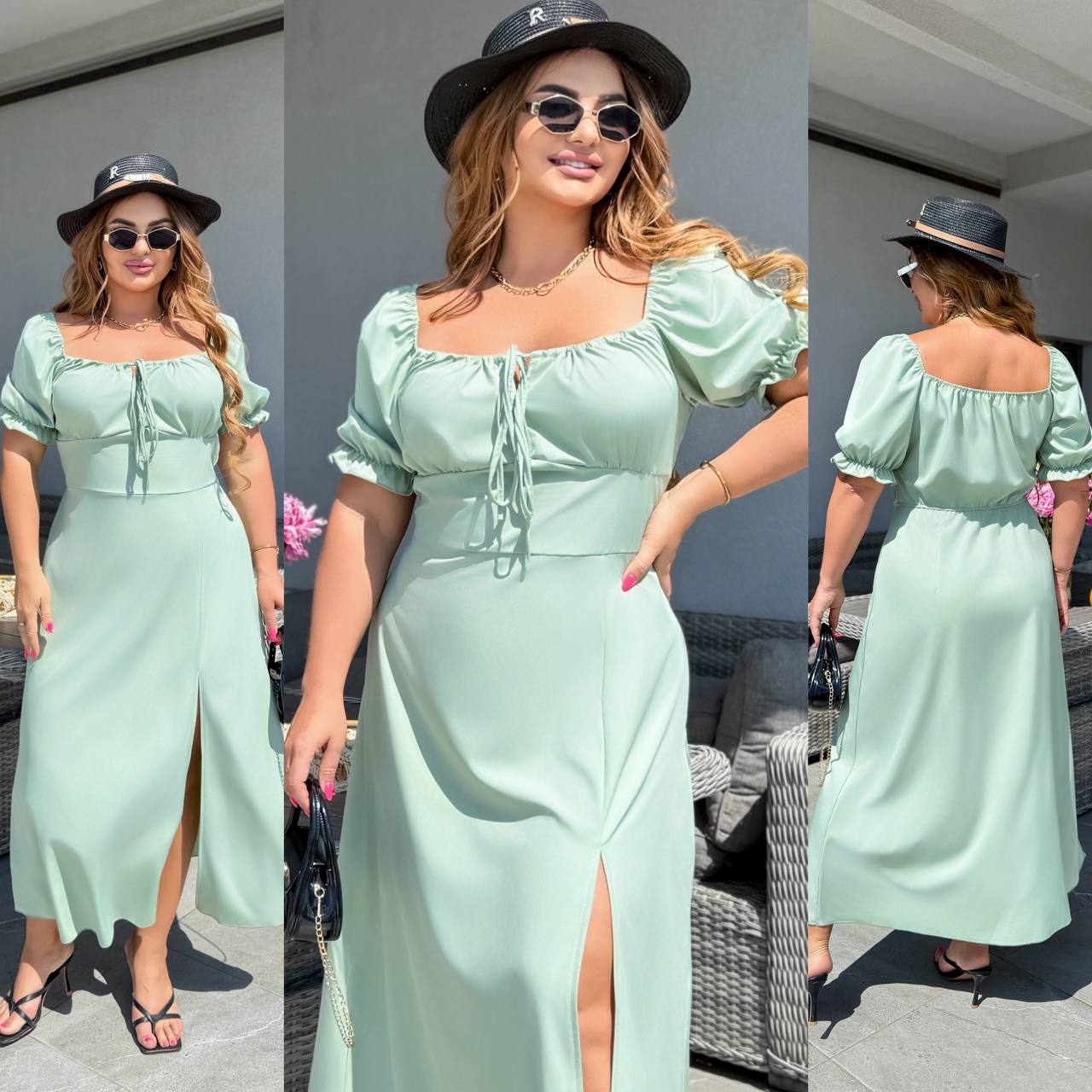 Sukienka damska plus size 050