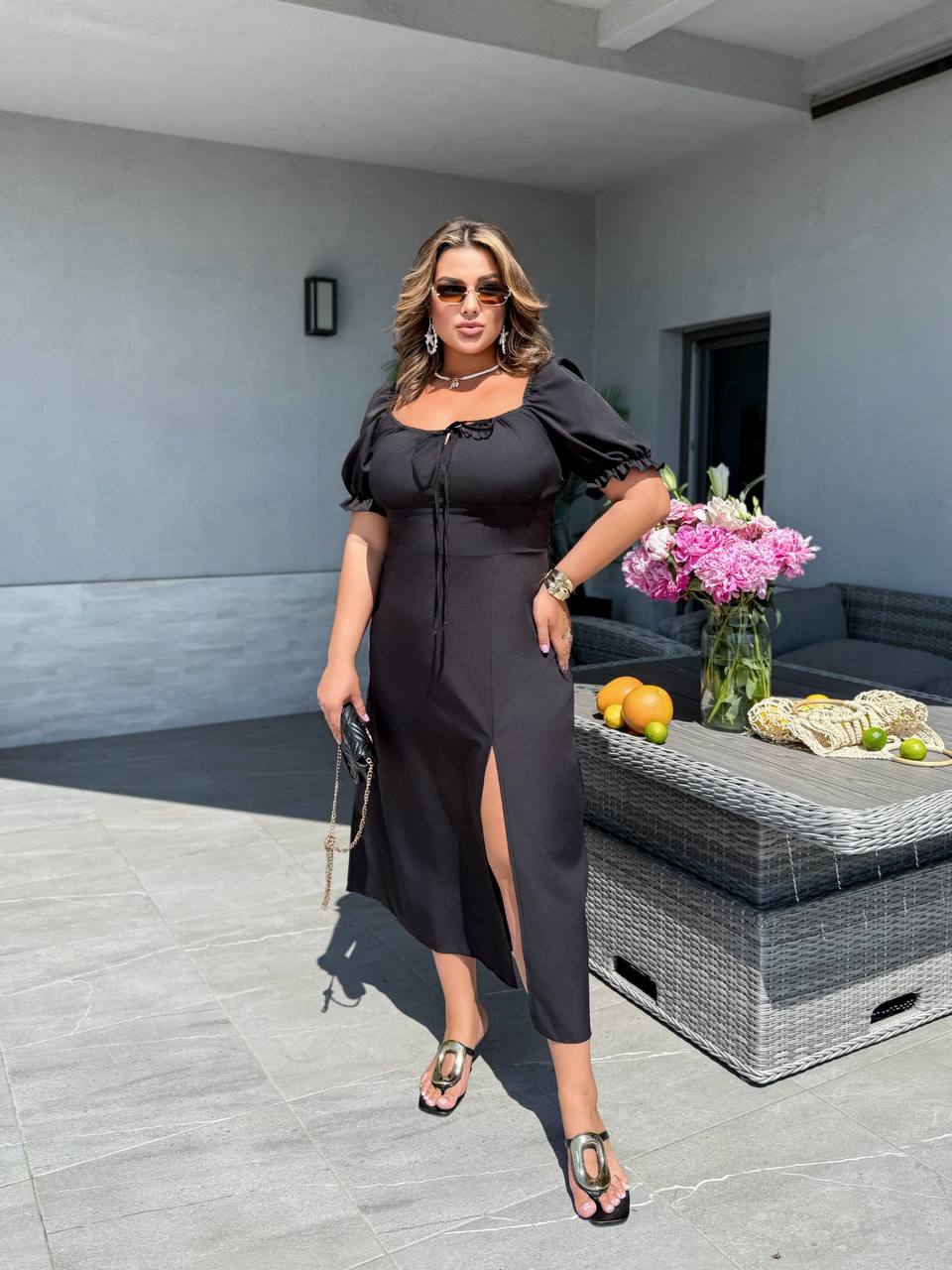 Sukienka damska plus size 050