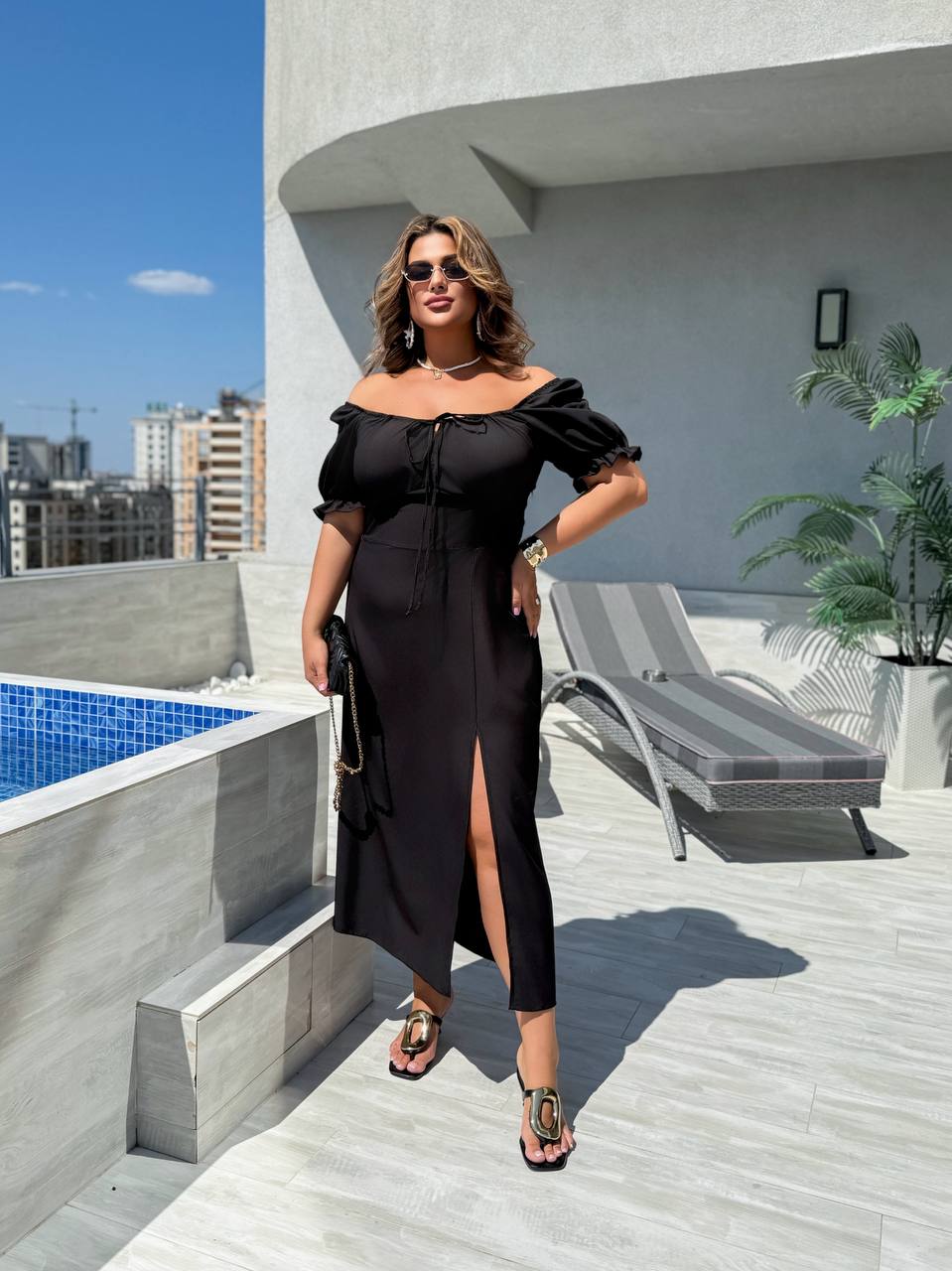 Sukienka damska plus size 050