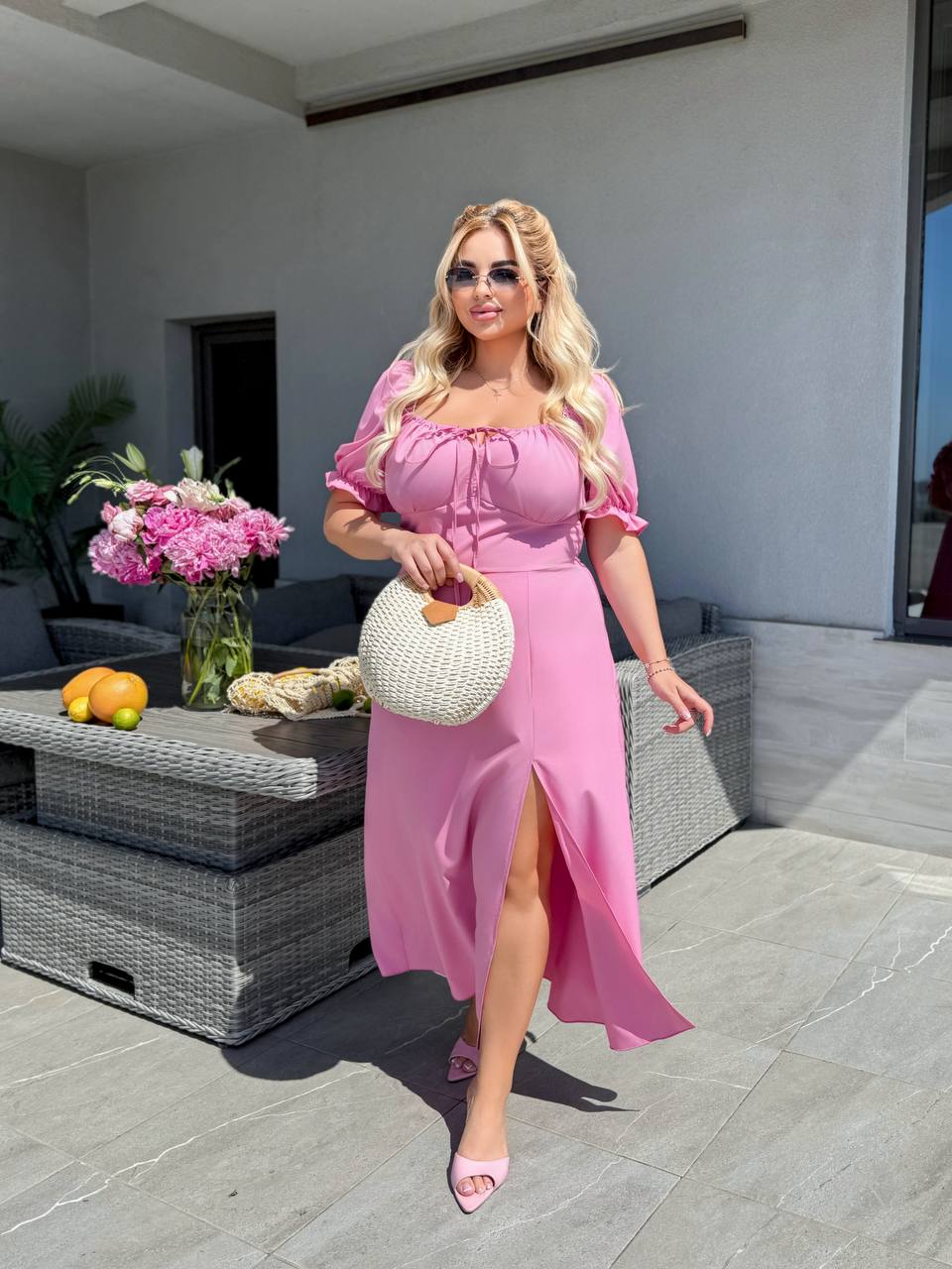 Sukienka damska plus size 050