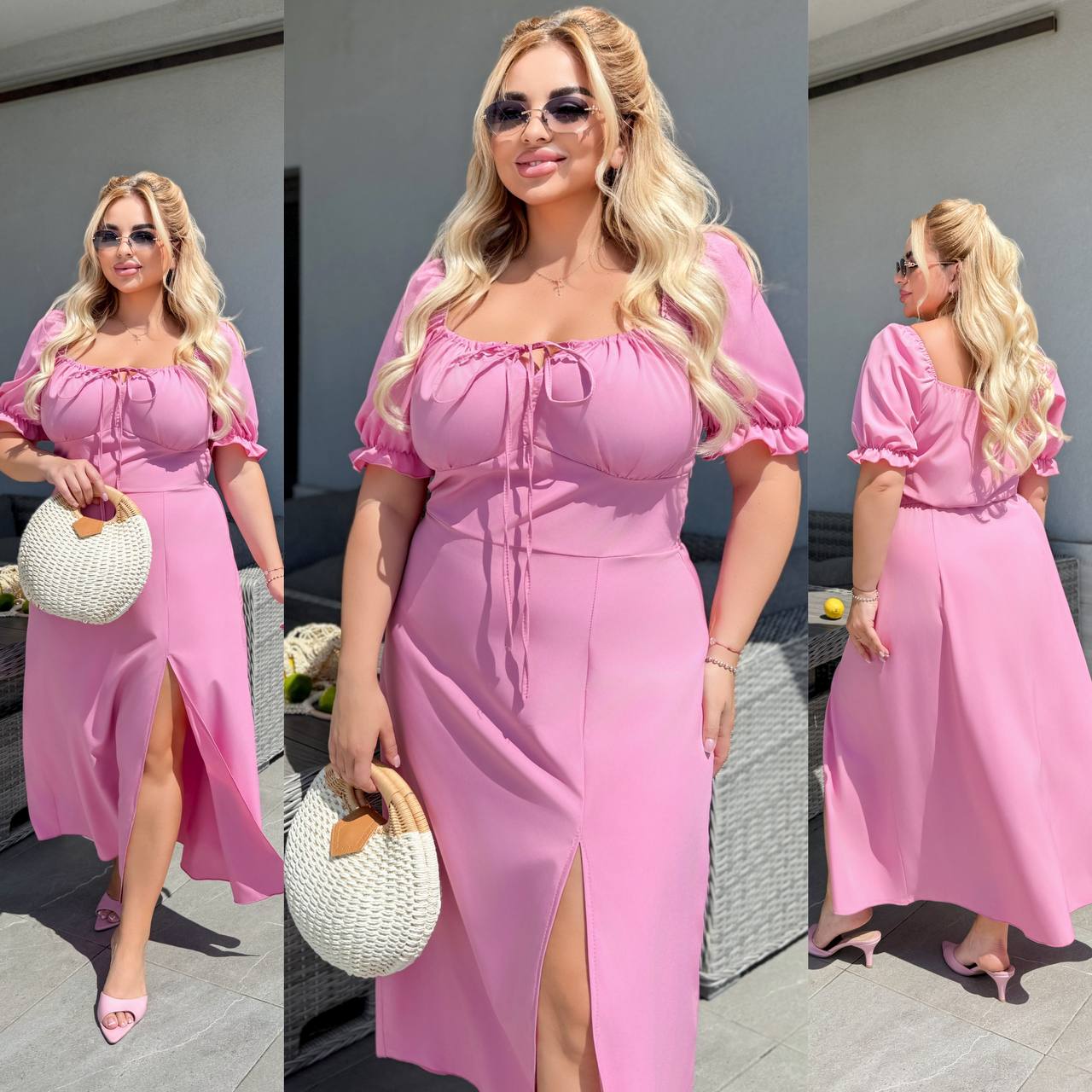 Sukienka damska plus size 050