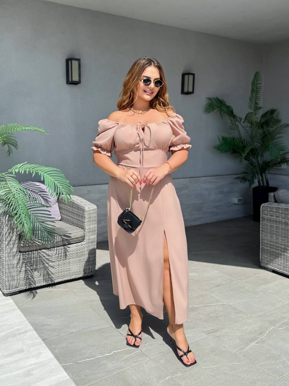 Sukienka damska plus size 050