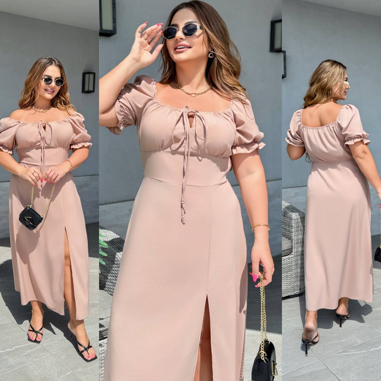 Sukienka damska plus size 050