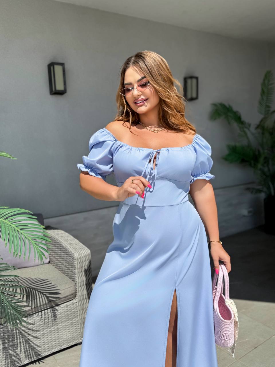 Sukienka damska plus size 050