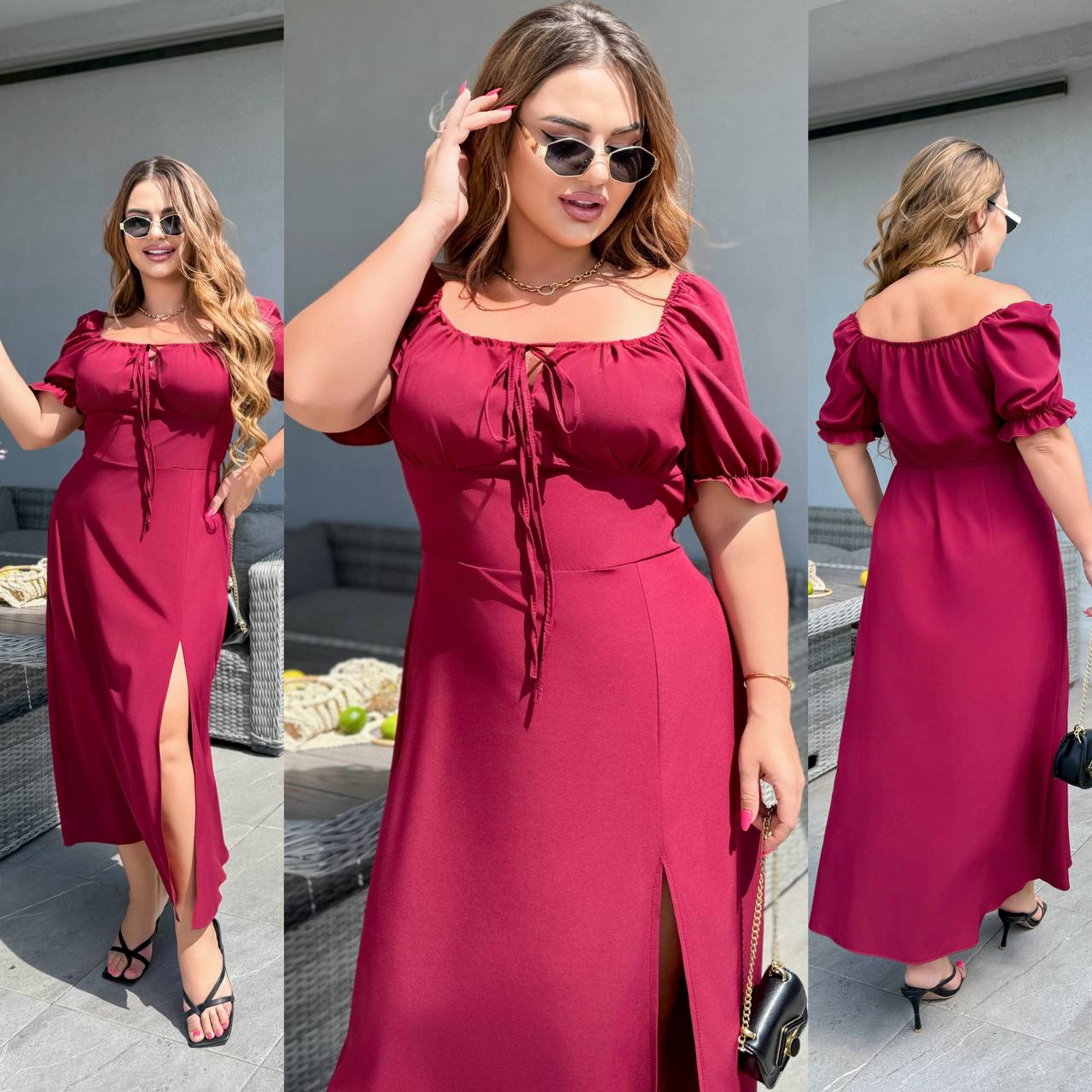 Sukienka damska plus size 050