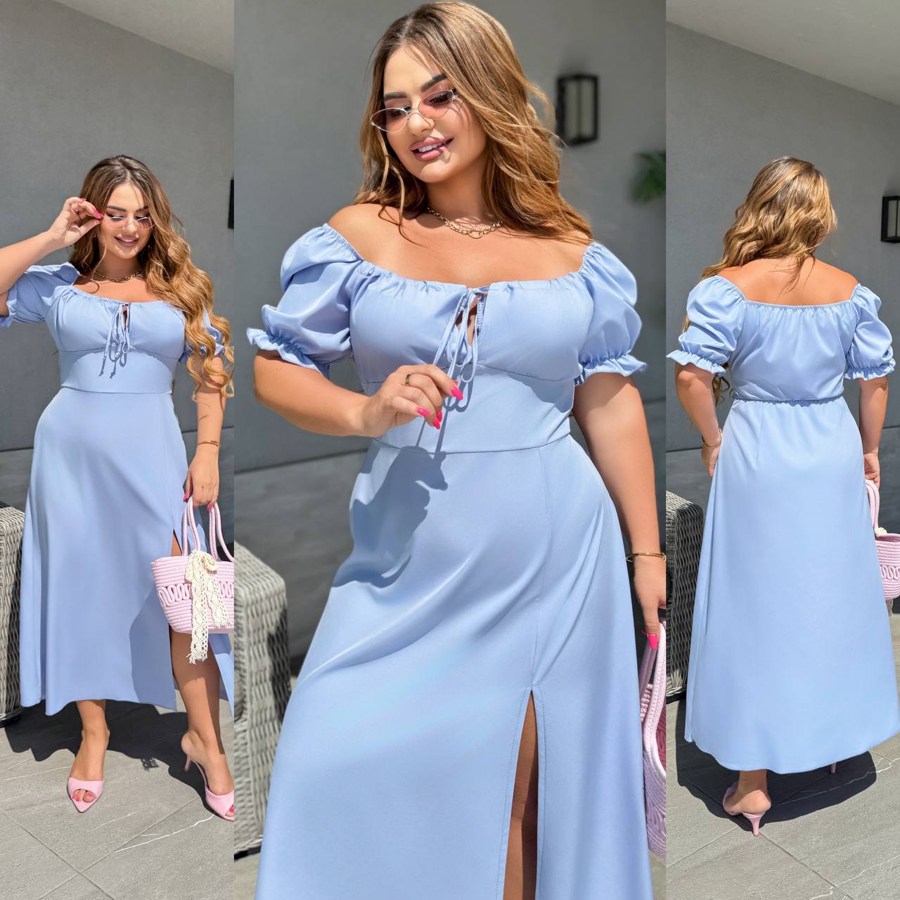 Sukienka damska plus size 050