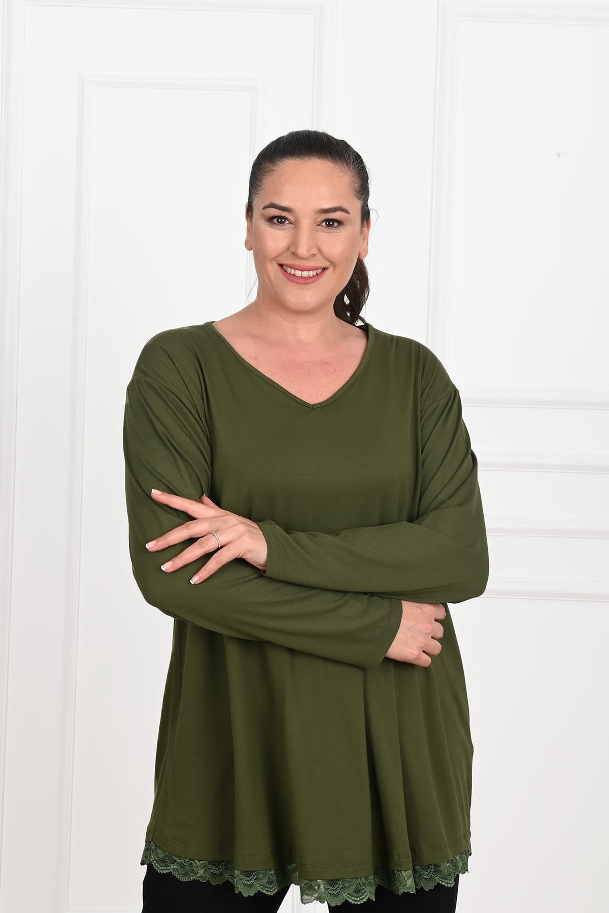 Bluzka damska koronkowa rozmiary 1386-23