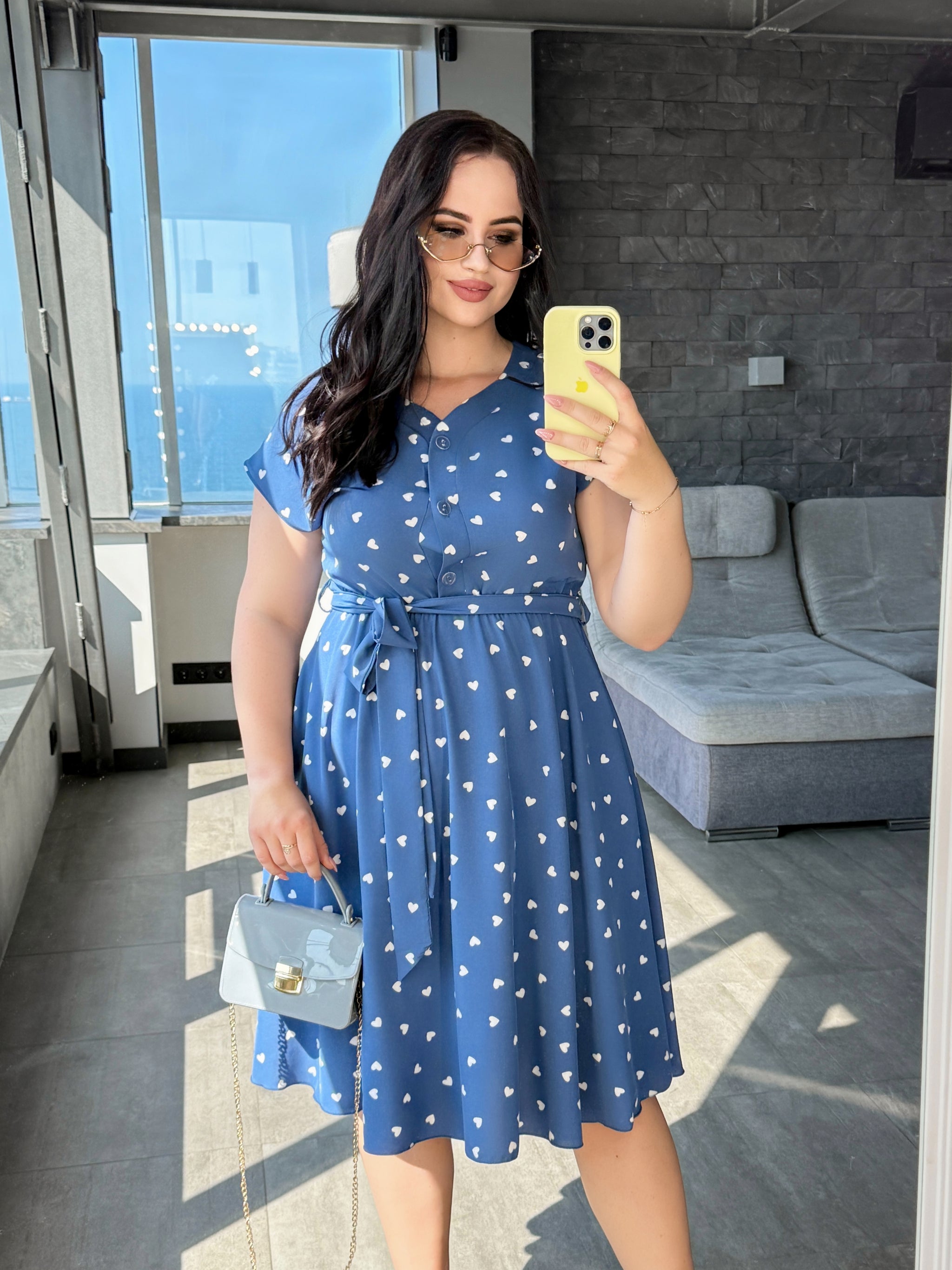 Sukienka damska plus size 1804