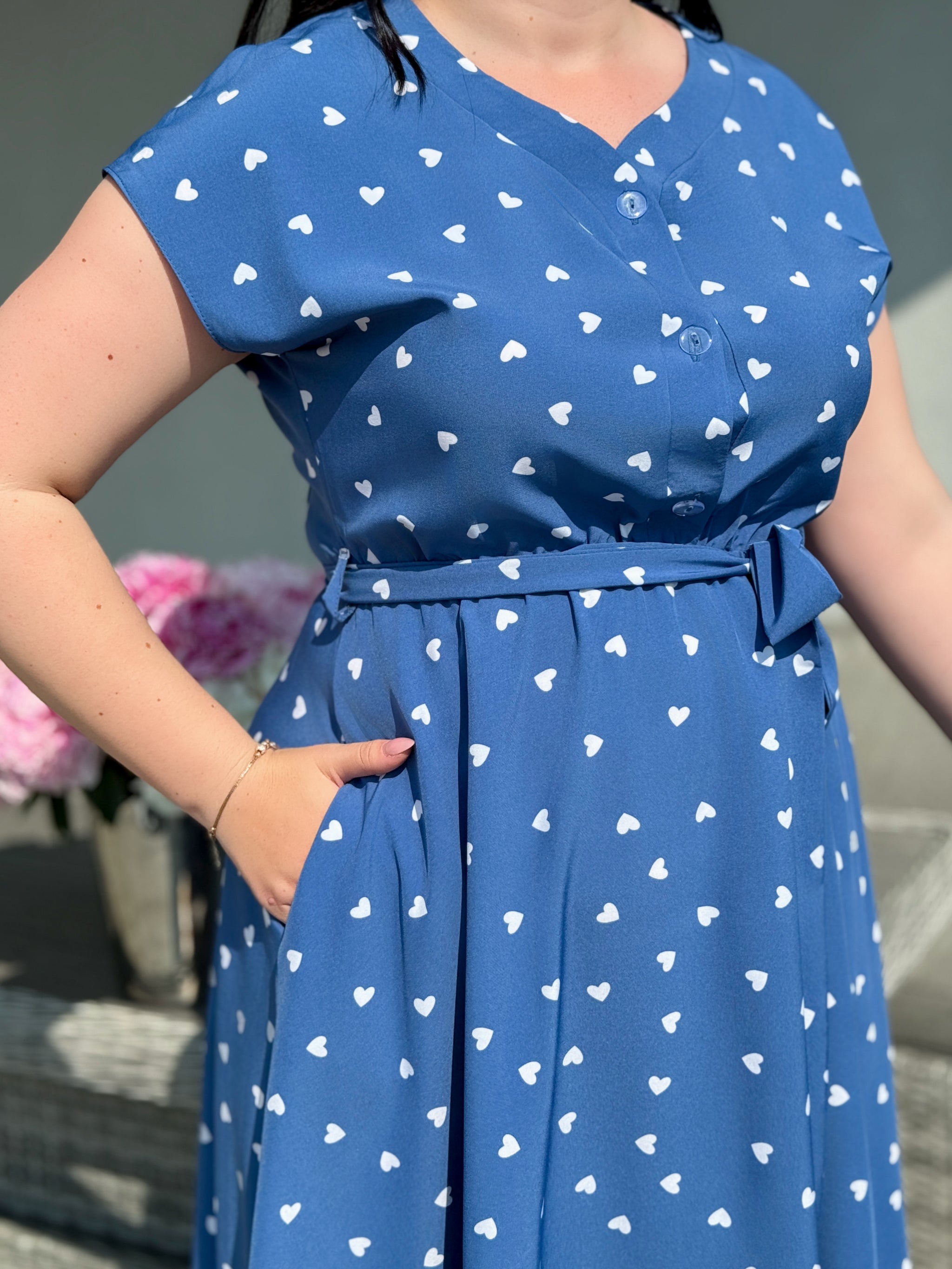 Sukienka damska plus size 1804