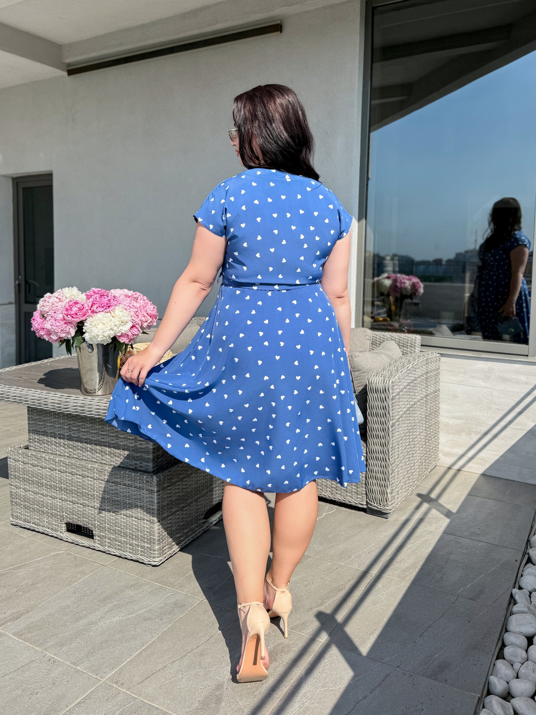 Sukienka damska plus size 1804