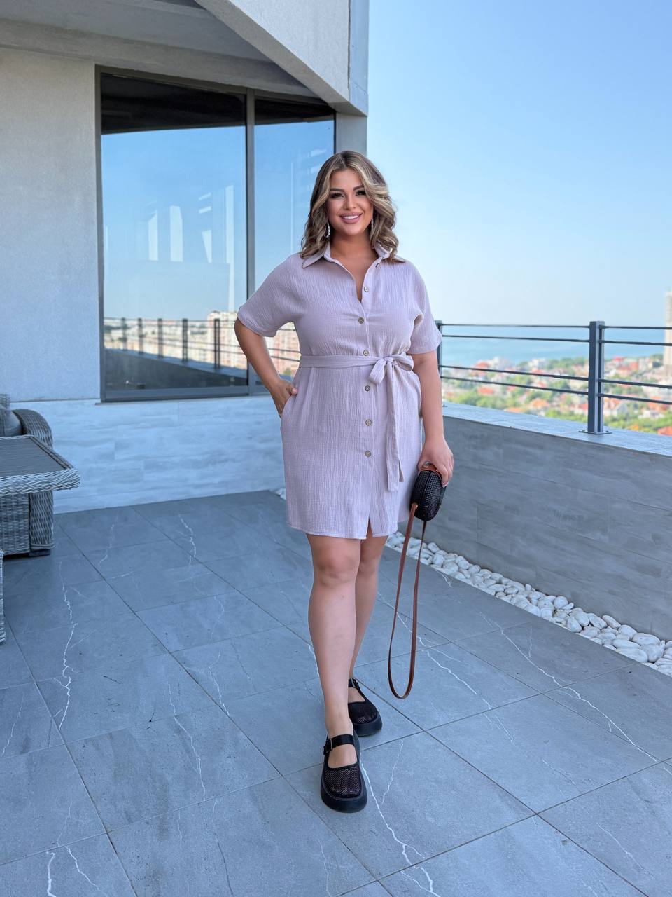 Sukienka damska plus size 2202