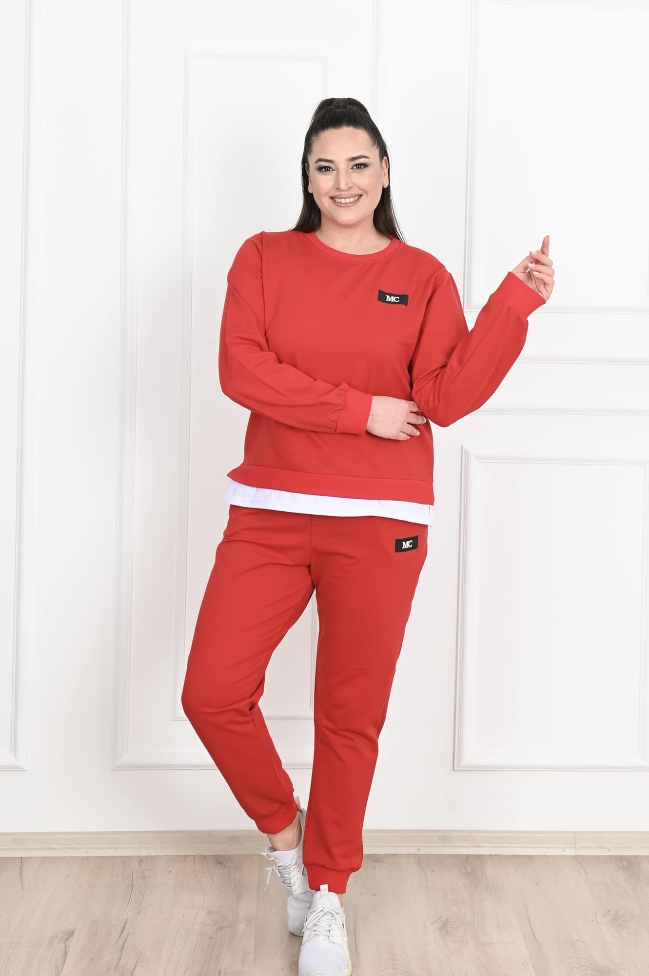 Dres damski duży rozmiar MC 3139-22