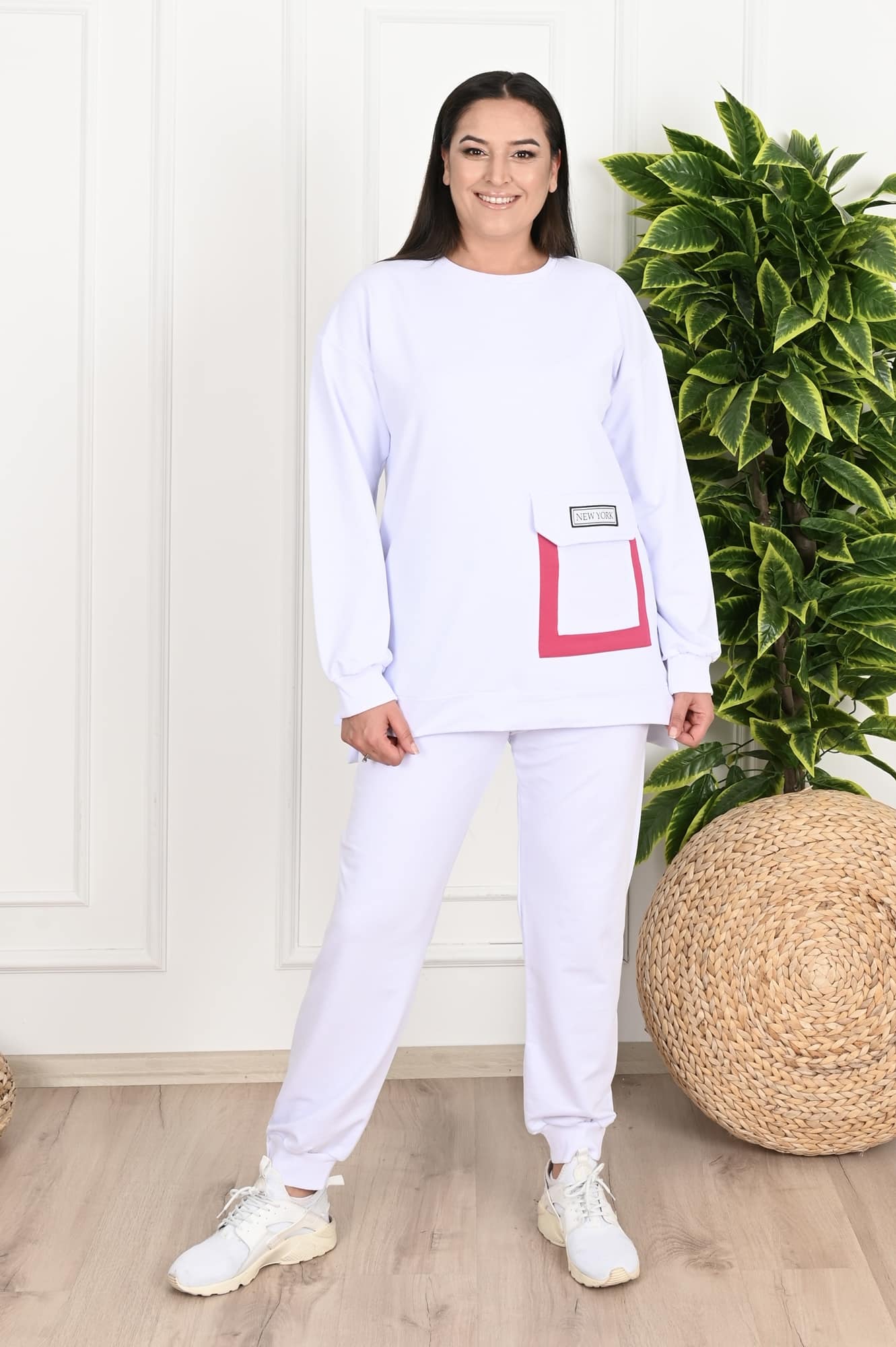 Dres damski plus size Pocket 3440-23