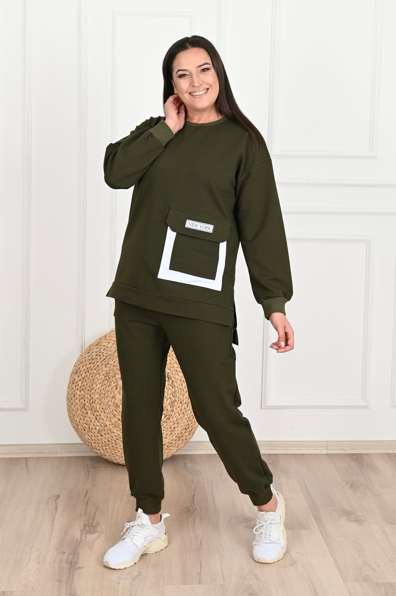 Dres damski plus size Pocket 3440-23