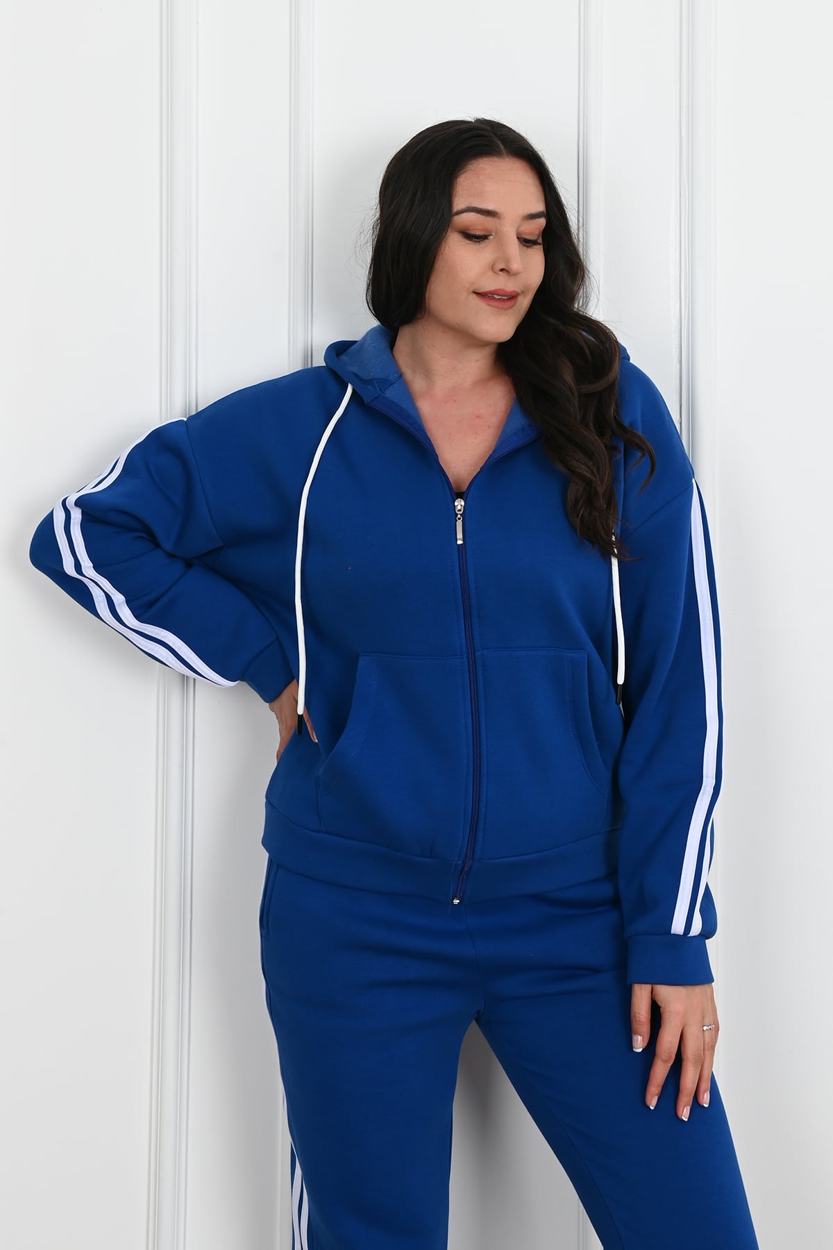 Dres damski plus size z ociepleniem 3550-23