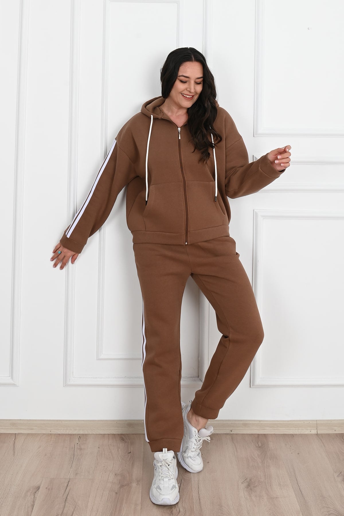 Dres damski plus size z ociepleniem 3550-23