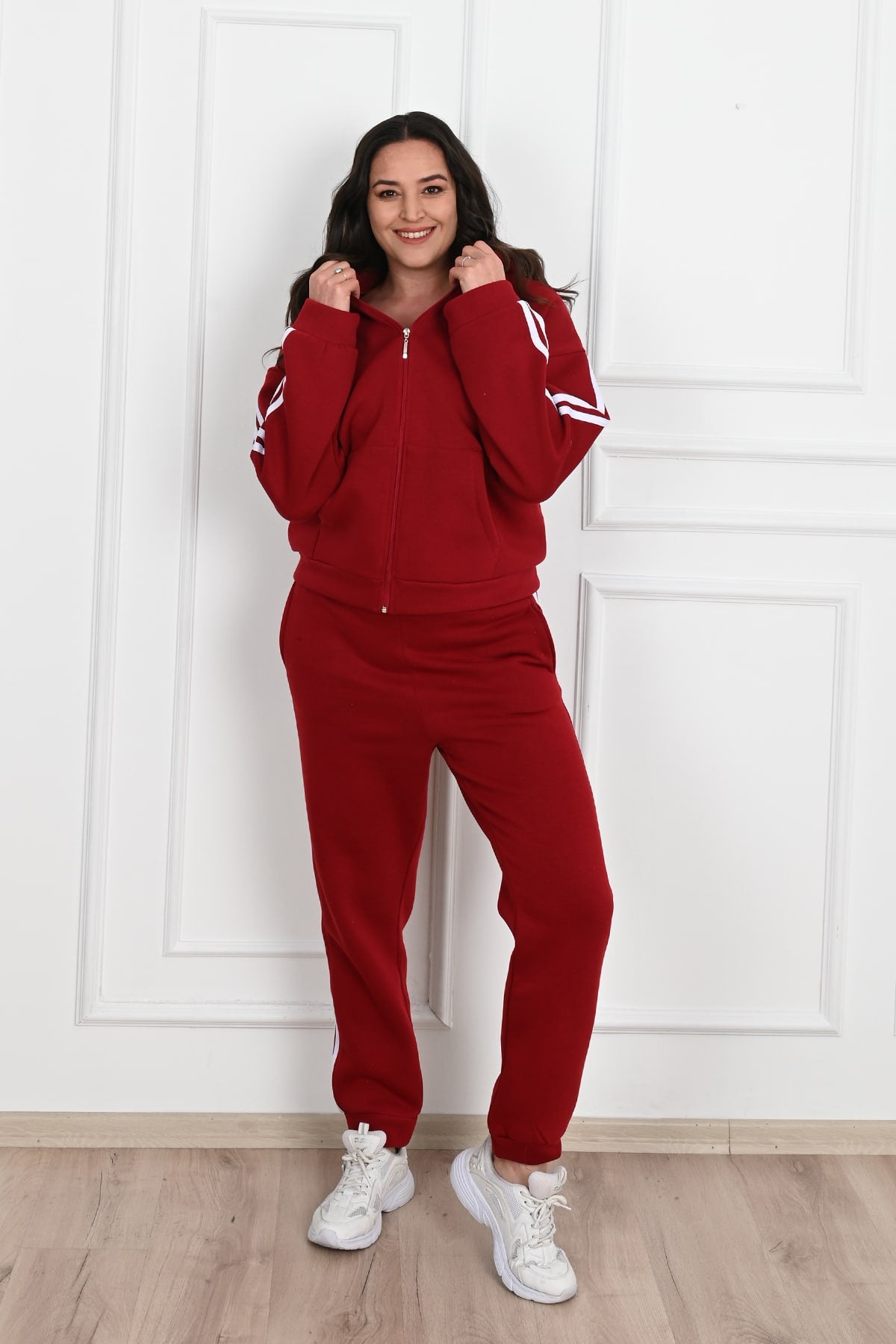 Dres damski plus size z ociepleniem 3550-23