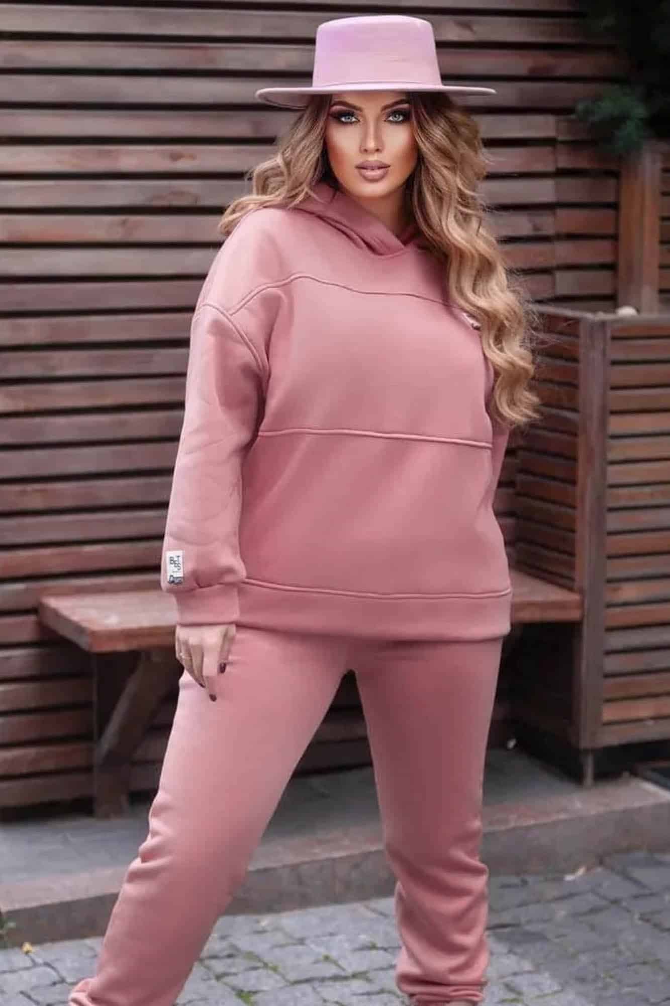 Dres damski plus size z ociepleniem Classic 3588-23