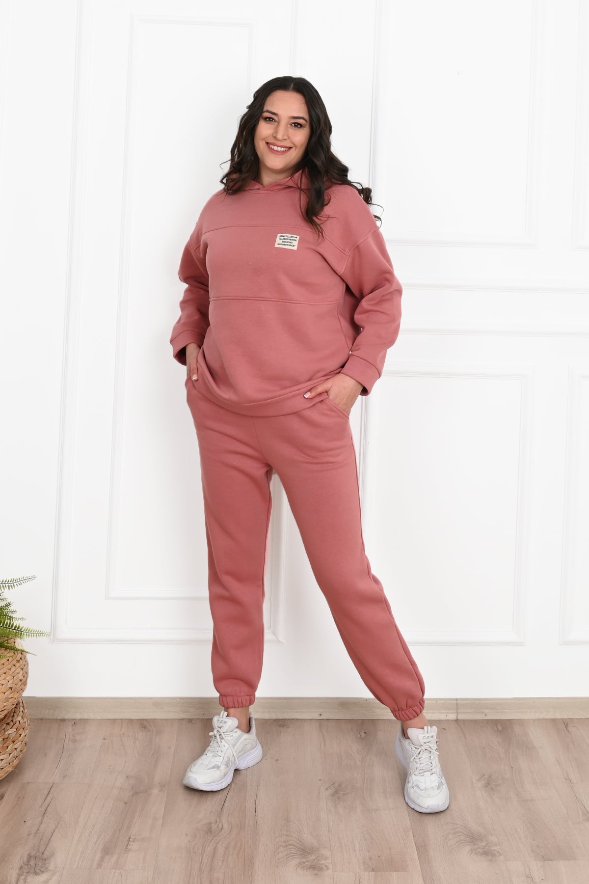 Dres damski plus size z ociepleniem Classic 3588-23