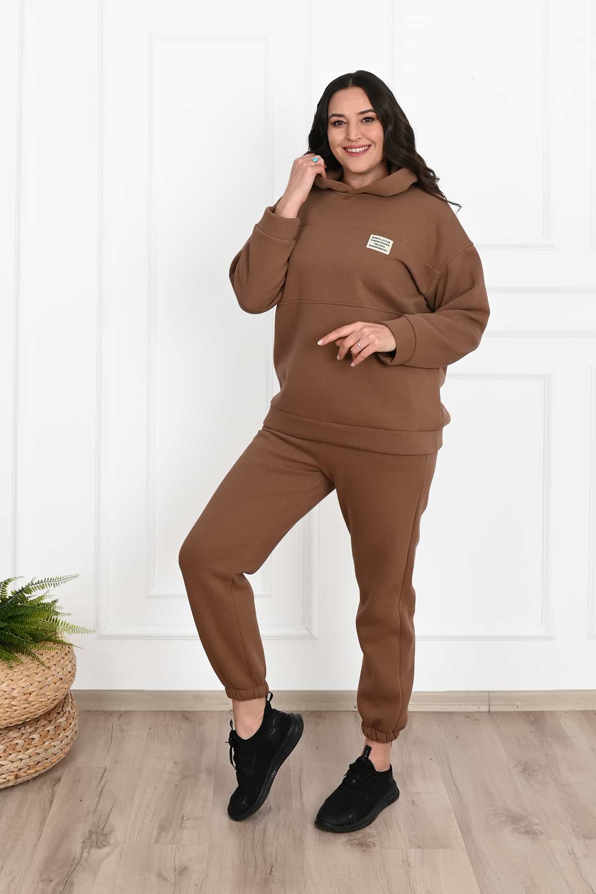 Dres damski plus size z ociepleniem Classic 3588-23