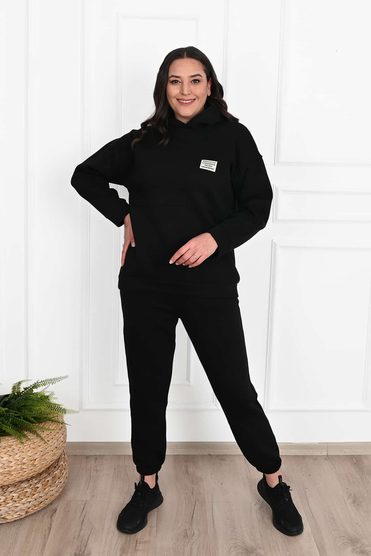 Dres damski plus size z ociepleniem Classic 3588-23