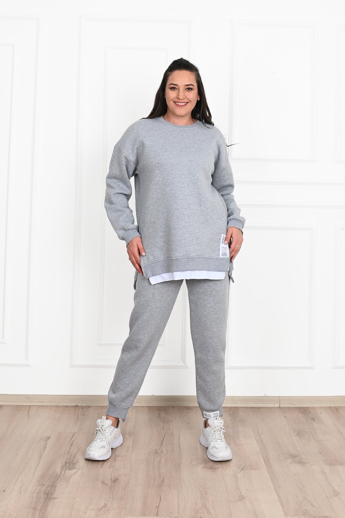 Dres damski plus size z ociepleniem People 3613-23
