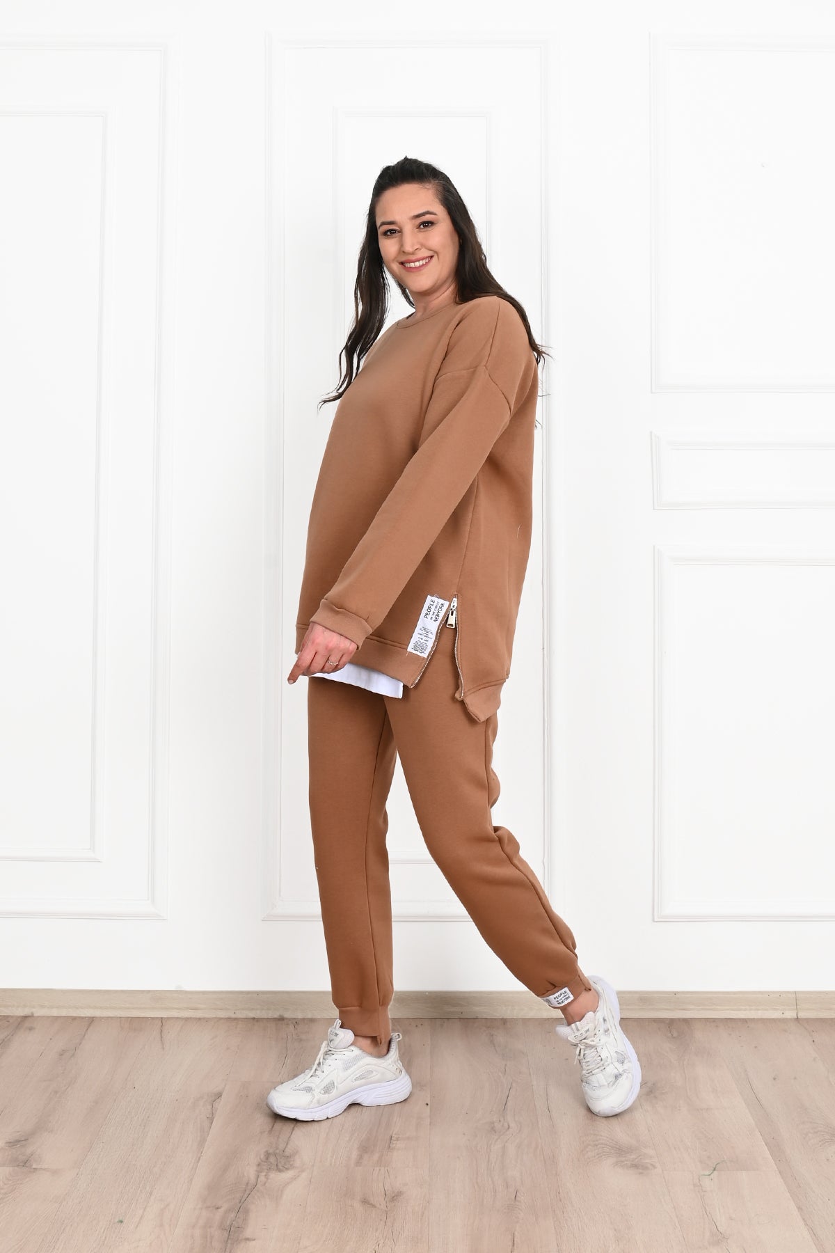 Dres damski plus size z ociepleniem People 3613-23