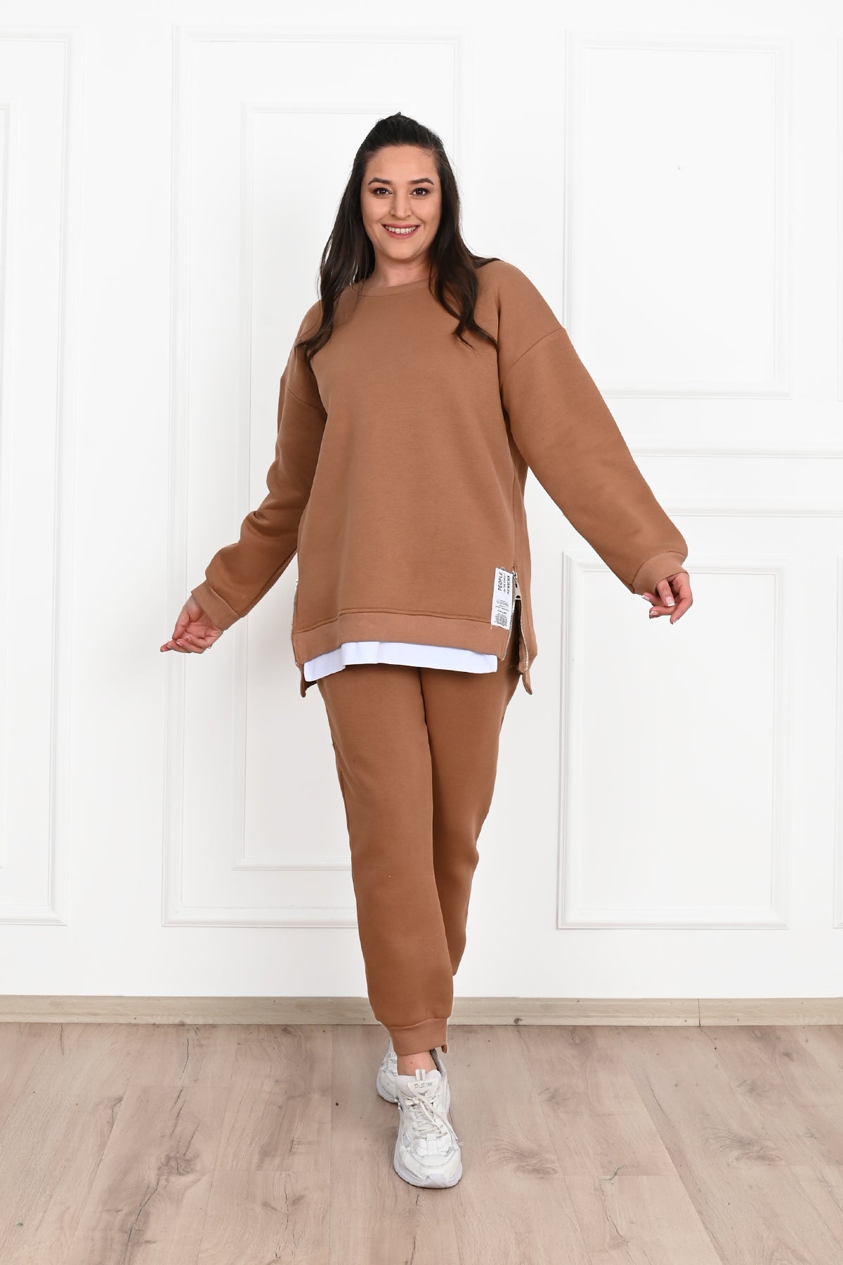 Dres damski plus size z ociepleniem People 3613-23