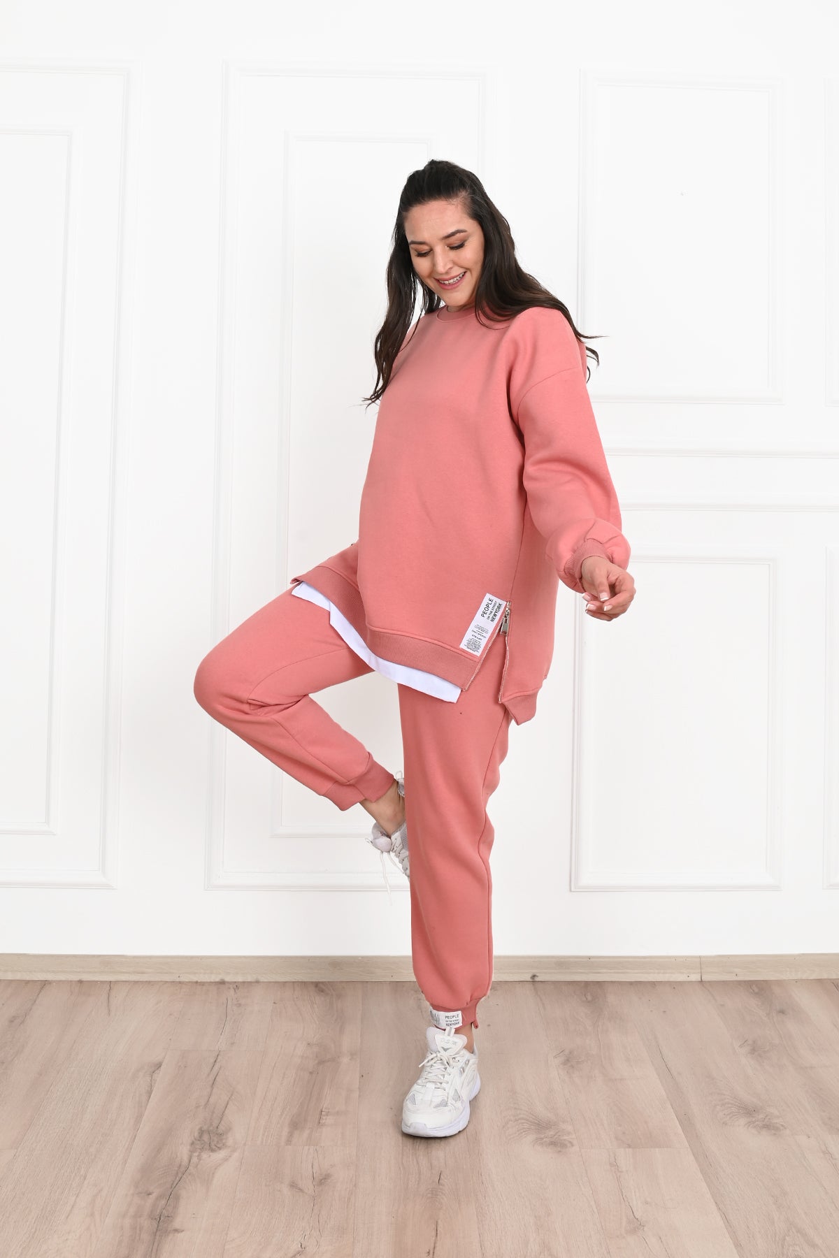 Dres damski plus size z ociepleniem People 3613-23