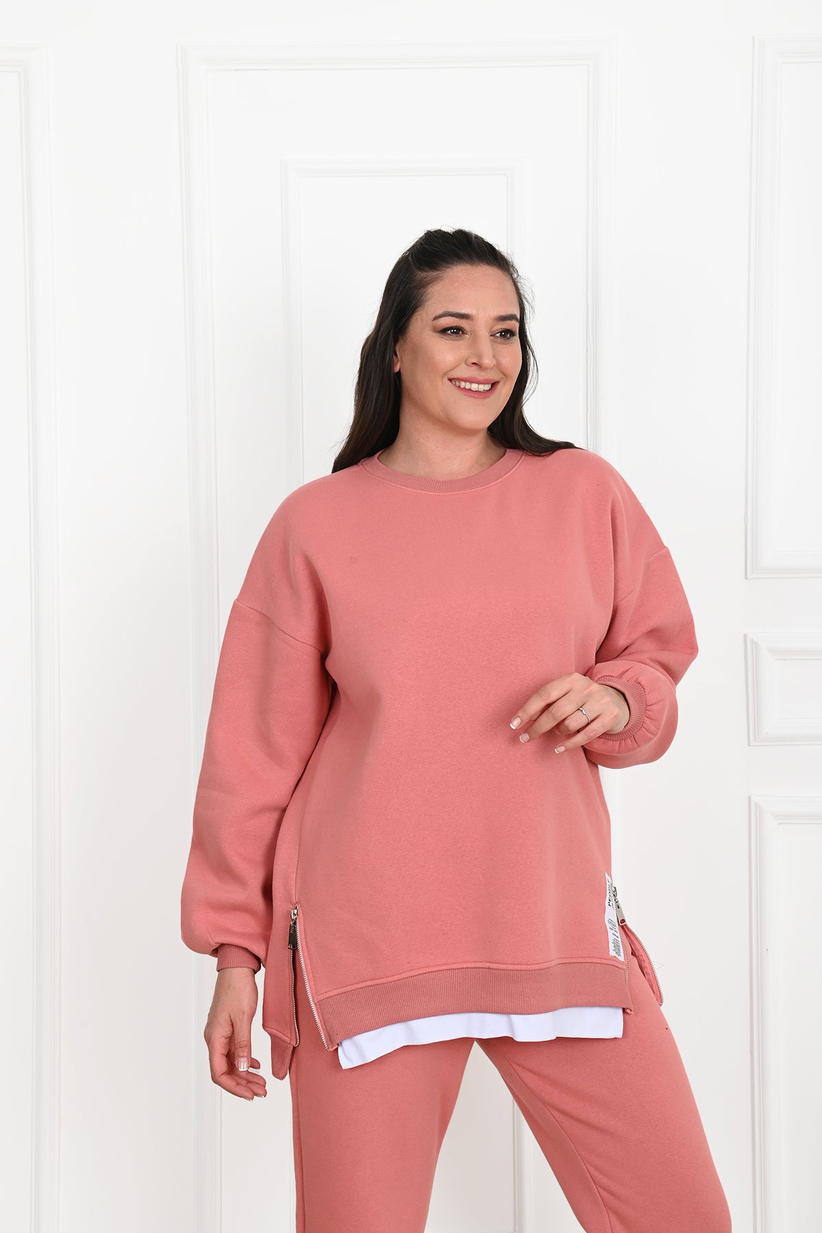 Dres damski plus size z ociepleniem People 3613-23