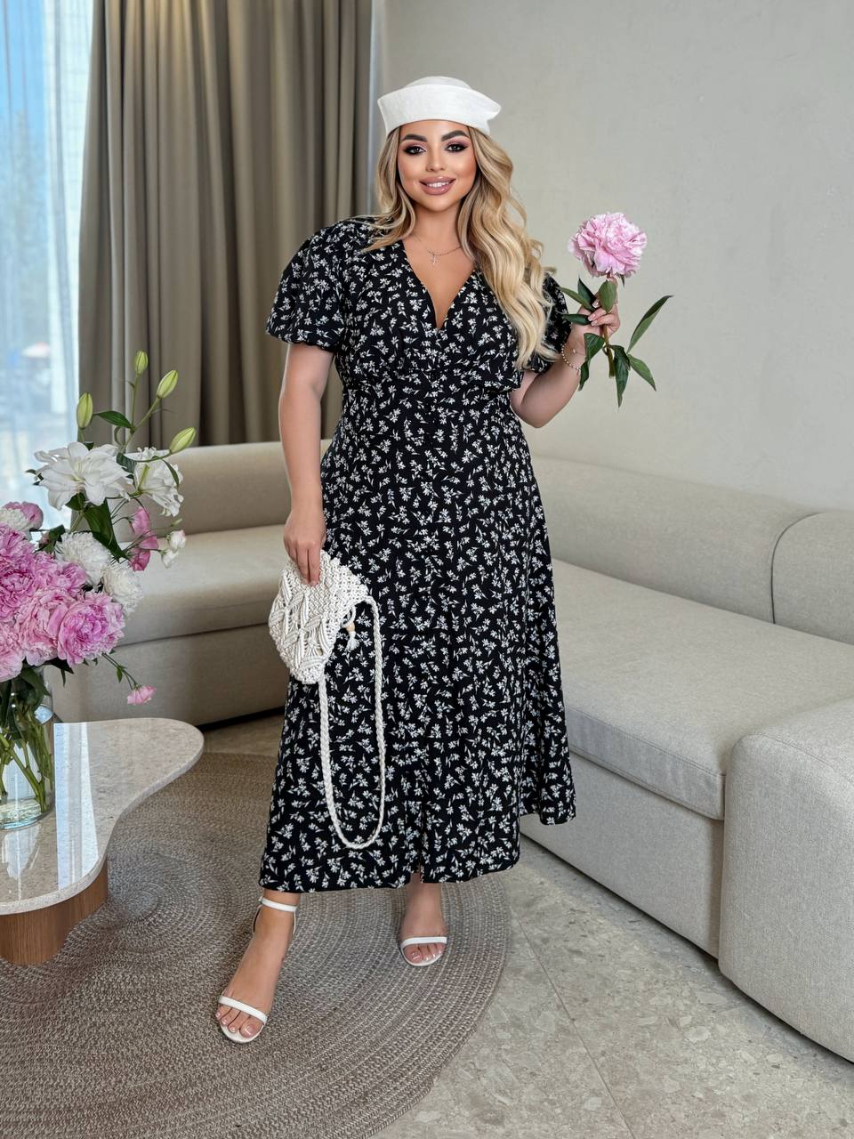 Sukienka damska plus size 5647