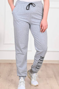 Damskie spodnie dresowe w dużych rozmiarach Relax 6078-22