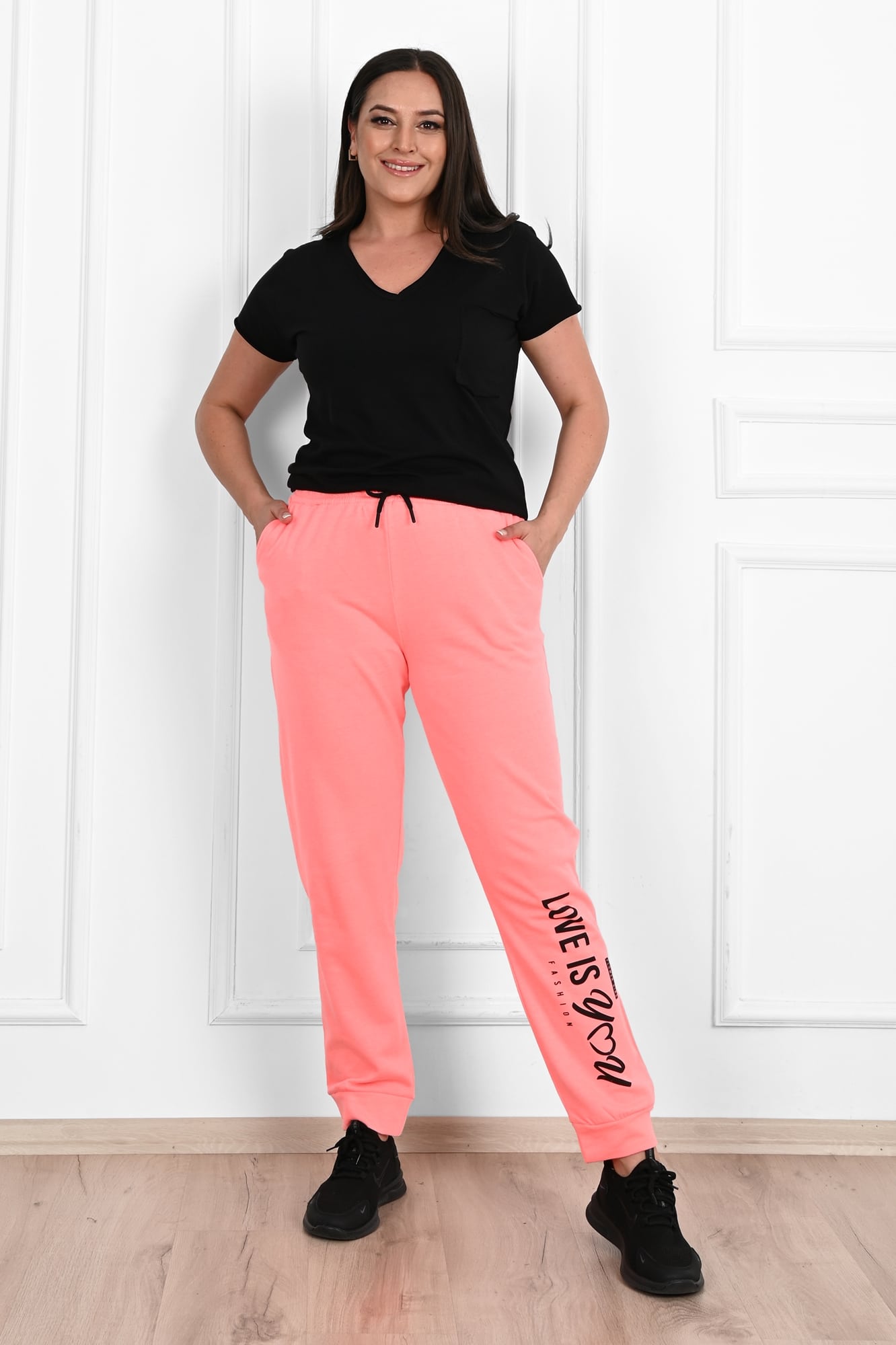 Spodnie damskie plus size Love 6127-23