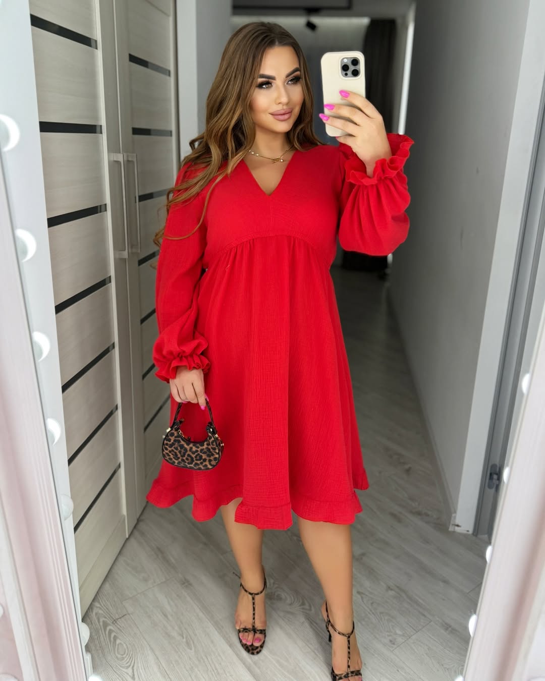 Sukienka damska plus size 2202