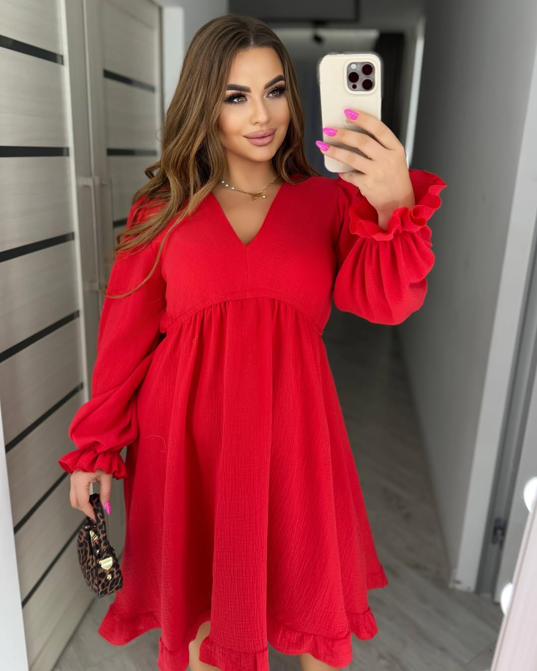 Sukienka damska plus size 2202