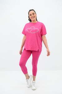 Dres damski plus size 8085 serca