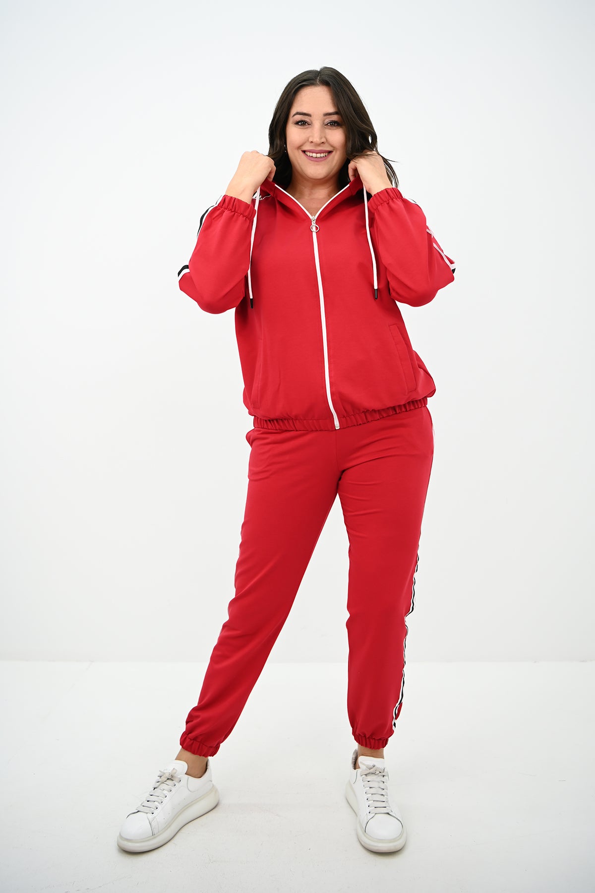 Dres damski duży rozmiar 8143