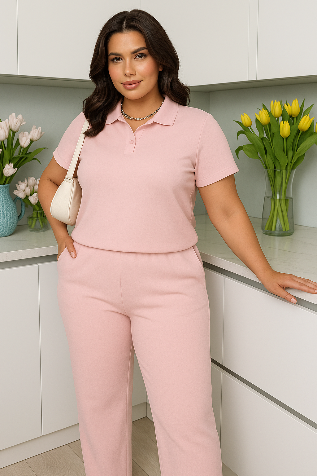 Dres damski plus size 8188