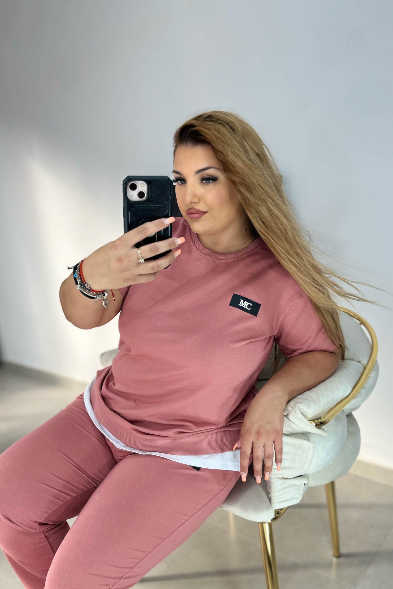 Dres damski duży rozmiar MC 9953