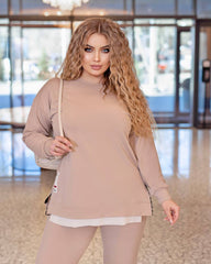 Dres damski duży rozmiar 8056