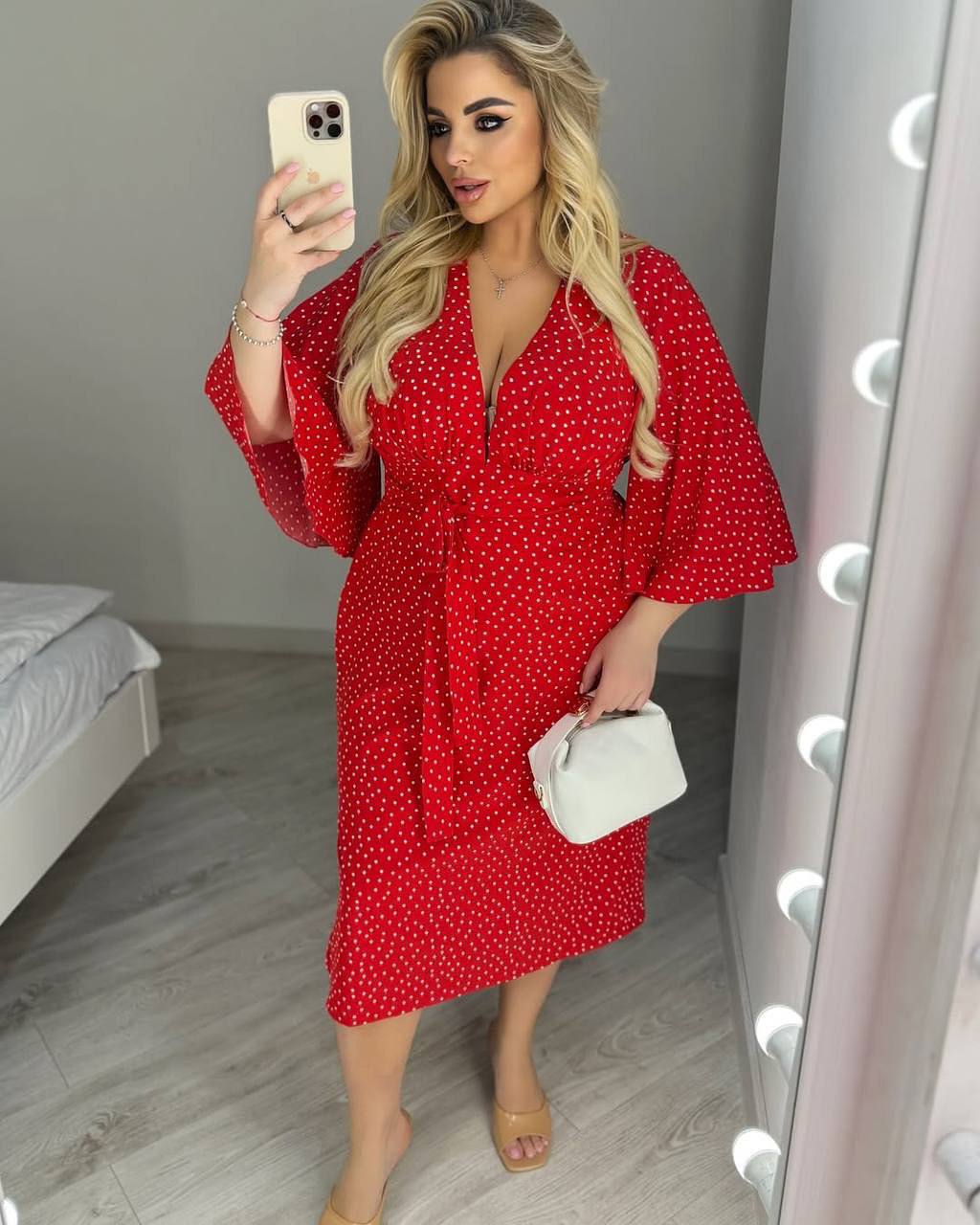 Sukienka damska plus size 2202