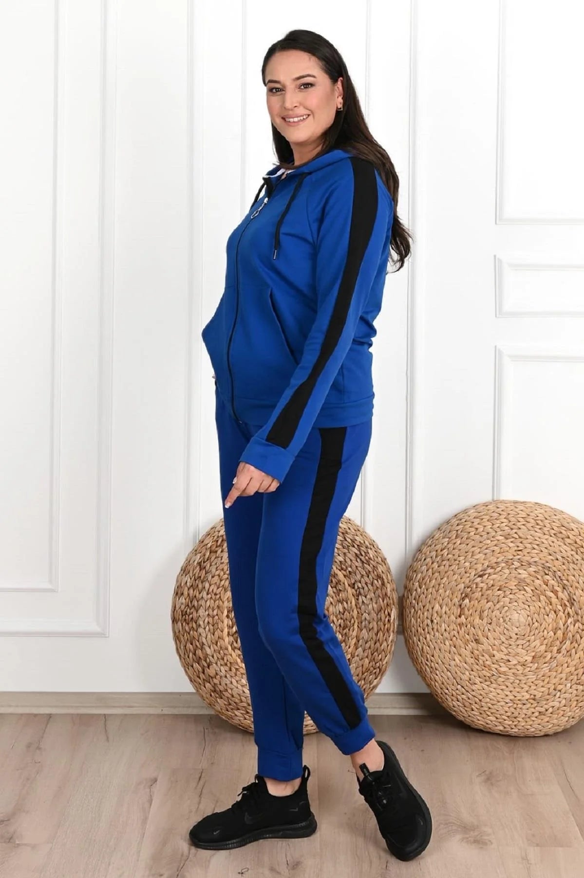 Dres damski duży rozmiar 8182