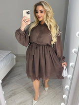 Sukienka damska plus size 383