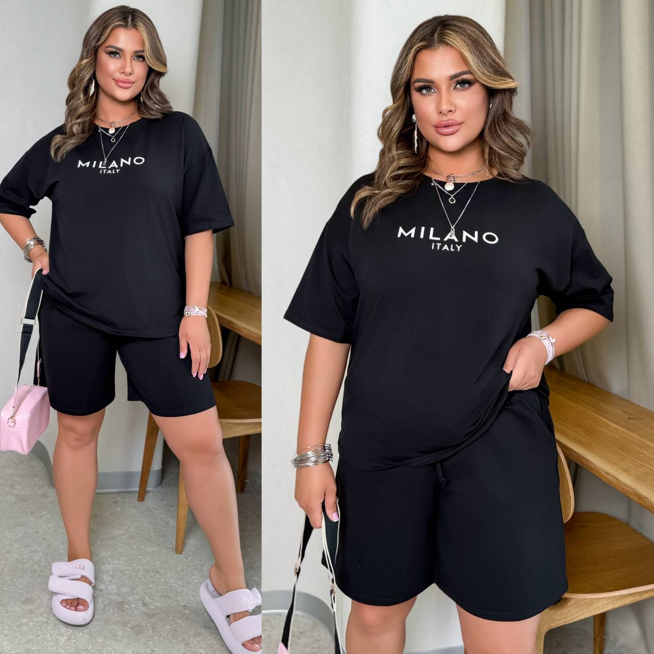 Garnitur damski plus size 062