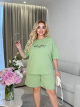 Garnitur damski plus size 062