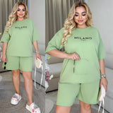 Garnitur damski plus size 062