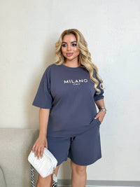 Garnitur damski plus size 062