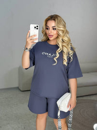 Garnitur damski plus size 062