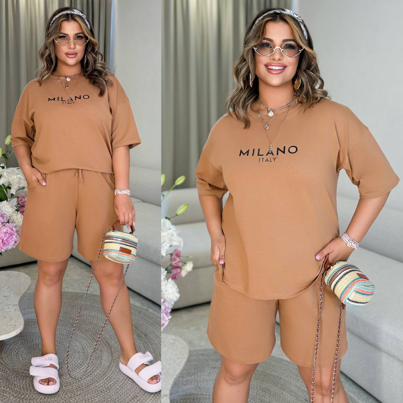 Garnitur damski plus size 062