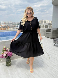 Sukienka damska plus size 070